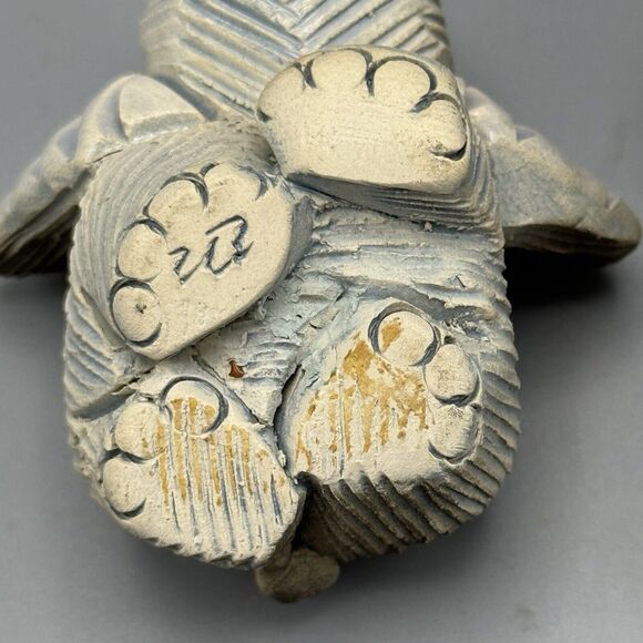 Vtg Artesania Rinconada Sitting African Momma Elephant and Baby Figurine Uruguay - Picture 2 of 10